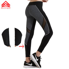 Syprem 2017 Spring New Style Women Yoga Pants Fitness Mesh Sports Leggings Running Trousers Tracksuit For Women,1FP1074
