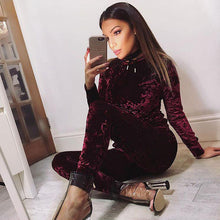 Velvet Bodycon Jumpsuit Romper Winter Autumn Fitness Party Women Jumpsuits 2016 Casual Fashion Overalls Combinaison Femme