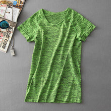 YLK™ 5 Colors Women Yoga Shirt for Fitness Running Sports T Shirt ,Gym Quick Dry Sweat Breathable Exercises Short Sleeve Tops