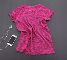 YLK™ 5 Colors Women Yoga Shirt for Fitness Running Sports T Shirt ,Gym Quick Dry Sweat Breathable Exercises Short Sleeve Tops