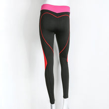 Heart Yoga Pants Women Fitness Sexy Hips Push Up Leggings Mesh Sport Running Tight Pants Women Fitness Slim Gym Leggings