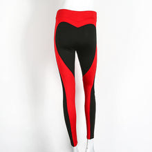 Heart Yoga Pants Women Fitness Sexy Hips Push Up Leggings Mesh Sport Running Tight Pants Women Fitness Slim Gym Leggings