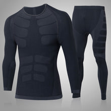 Yuerlian New Dry Fit Compression Tracksuit Fitness Tight Running Set T-shirt Legging Men's Sportswear Demix Black Gym Sport Suit