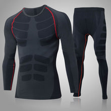 Yuerlian New Dry Fit Compression Tracksuit Fitness Tight Running Set T-shirt Legging Men's Sportswear Demix Black Gym Sport Suit