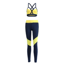 2017 YD New Sexy Yoga Suit Women 2pcs Sleeveless Top+Pants Running Set Quick Dry Gym Sports Yoga Clothing Tracksuit For Women