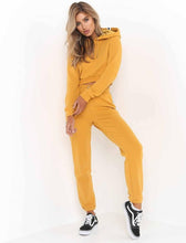 Vertvie 2017 Sexy Women's Tracksuit Cropped Tops Pullover Hoodies+Drawstring Pants Patchwork Sport Running Fitness Suits Autumn