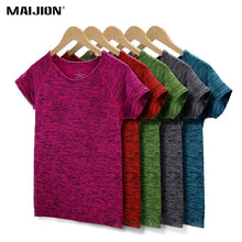 YLK™ 5 Colors Women Yoga Shirt for Fitness Running Sports T Shirt ,Gym Quick Dry Sweat Breathable Exercises Short Sleeve Tops