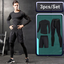 Men's Gym Running Fitness sportswear Athletic physical training Clothes Suits workout jogging Sports clothing Tracksuit Dry Fit