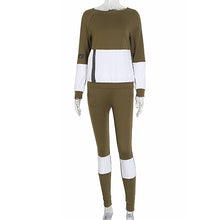 Woman Sport Set Tracksuits Two Pieces Yoga clothes Sportswear Comfortable Cut Out Sweatshirt for Running Fitness 2pcs Suit