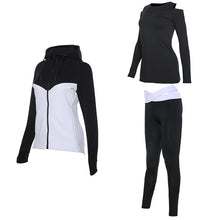 Vansydical Women Running Suits Tracksuit Women 4pcs Gym Clothing Woman Sports Suits Yoga Legging Sport Bra Fitness Tights Female