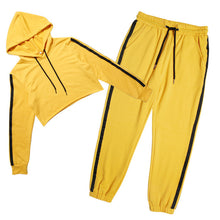 Women's Solid Tracksuit Yoga Bra + Sport Legging Tights Running Gym Fitness Yellow Yoga Suit Women Sports Suit Running Wear